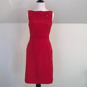 Banana Republic Red Sheath Dress